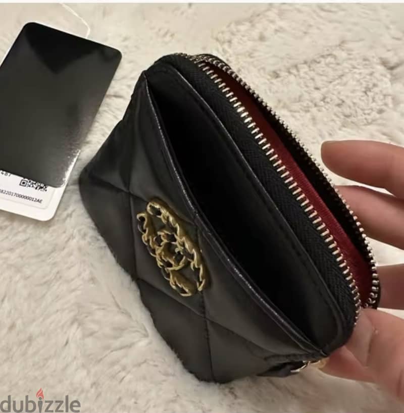 Chanel 19 Zip Card Coin Purse 2