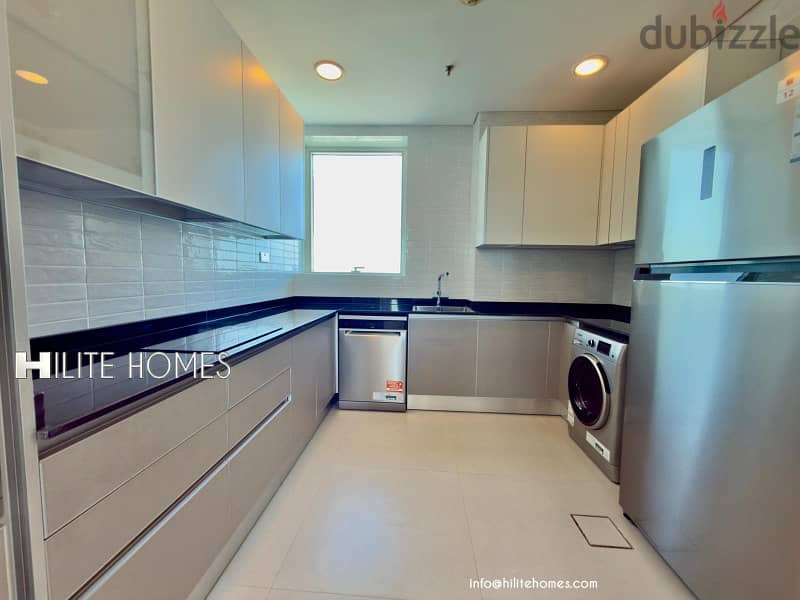 Three bedroom semi furnished apartment for rent in shaab 4