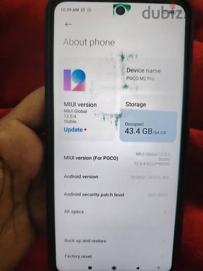 Poco M2 Pro 4gb ram 64gb