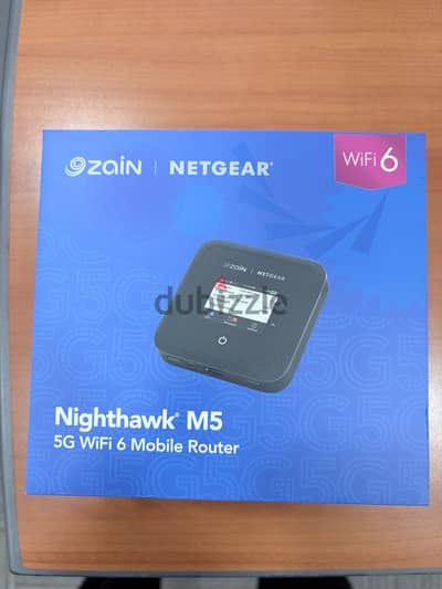 Zain Netgear Nighthawk M5 Router 5G  - Black New