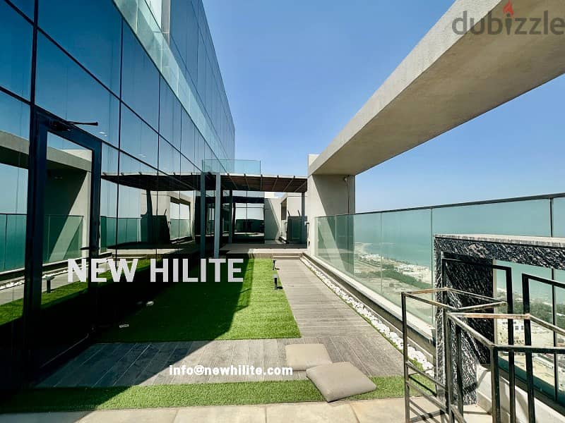 Luxury Seaview Penthouse with Terrace for Rent in Sabah Al Salem 10