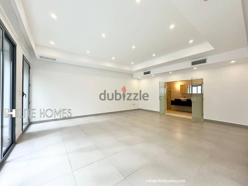 Three bedroom bright basement for rent with pool in Abu Fataira 5