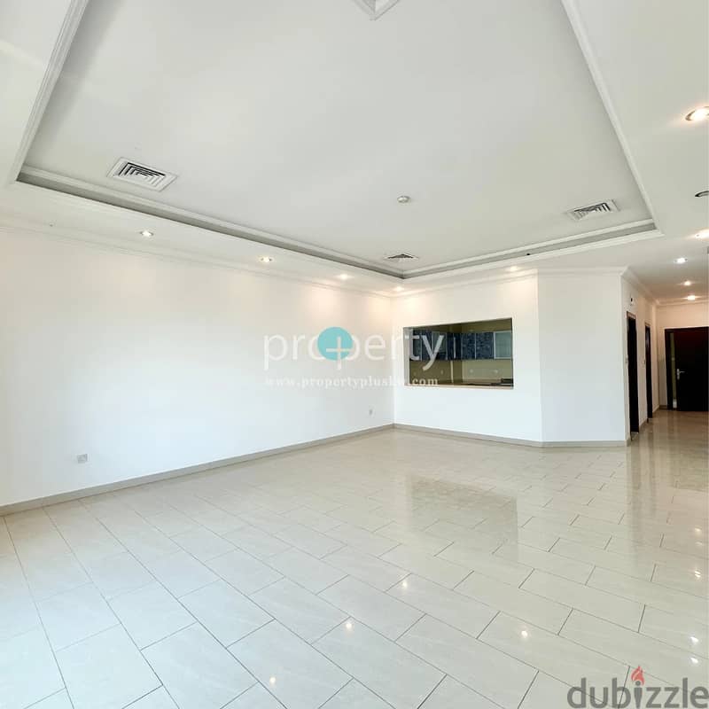 Unfurnished 3 bedroom apartments with balcony for rent in Sulaibikhat 1