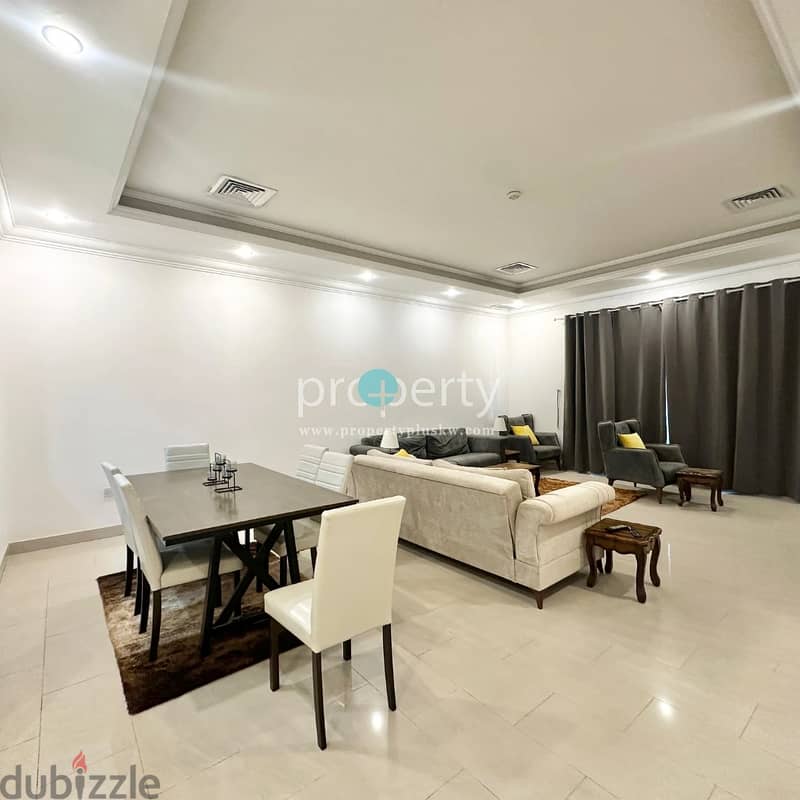 Furnished 3 bedroom apartments with balcony for rent in Sulaibikhat 12