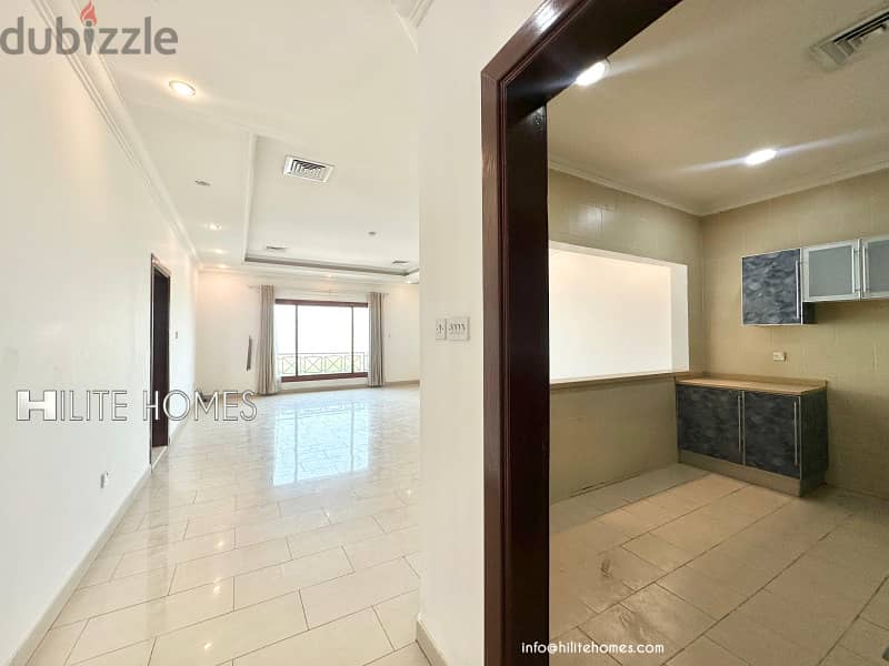 Unfurnished 3 bedroom apartments with balcony for rent in Sulaibikhat 12