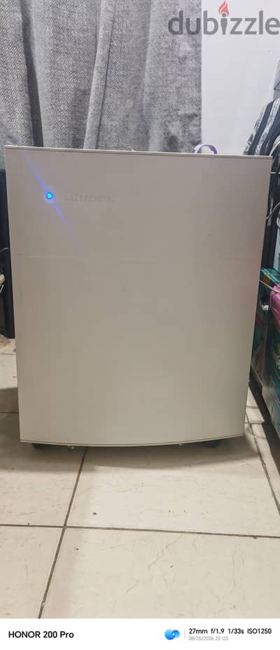 Blue Air purifier with HEPA filter,