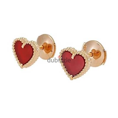 Discontinued Van Cleef & Arpels Heart Earrings