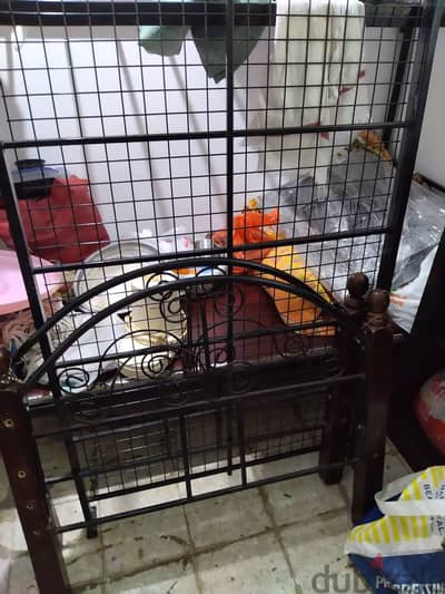 steel bed, washinmachine, cooking four warner. gud work. neat and. . . .