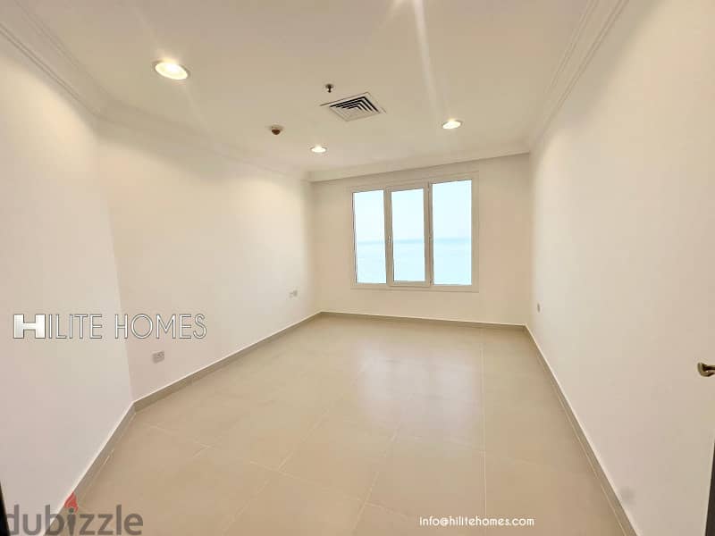 Three bedroom Seaview apartment with balcony for rent in Shaab 12