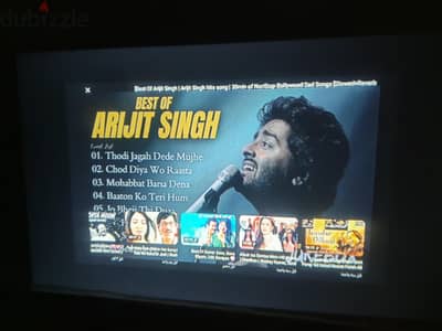 projector ABOX smart android 1080p video 4K looks like new yes box
