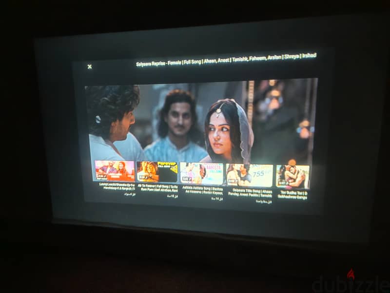 projector ABOX smart android 1080p video 4K looks like new yes box 4