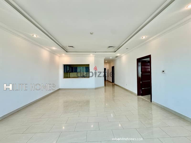Unfurnished 3 bedroom apartments with balcony for rent in Sulaibikhat 2