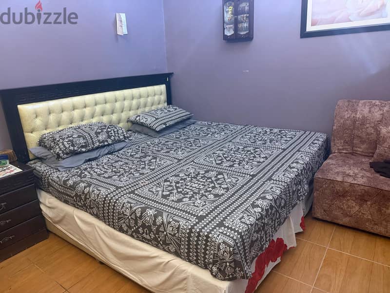 bedroom set with dining table and Center Table for sale 2