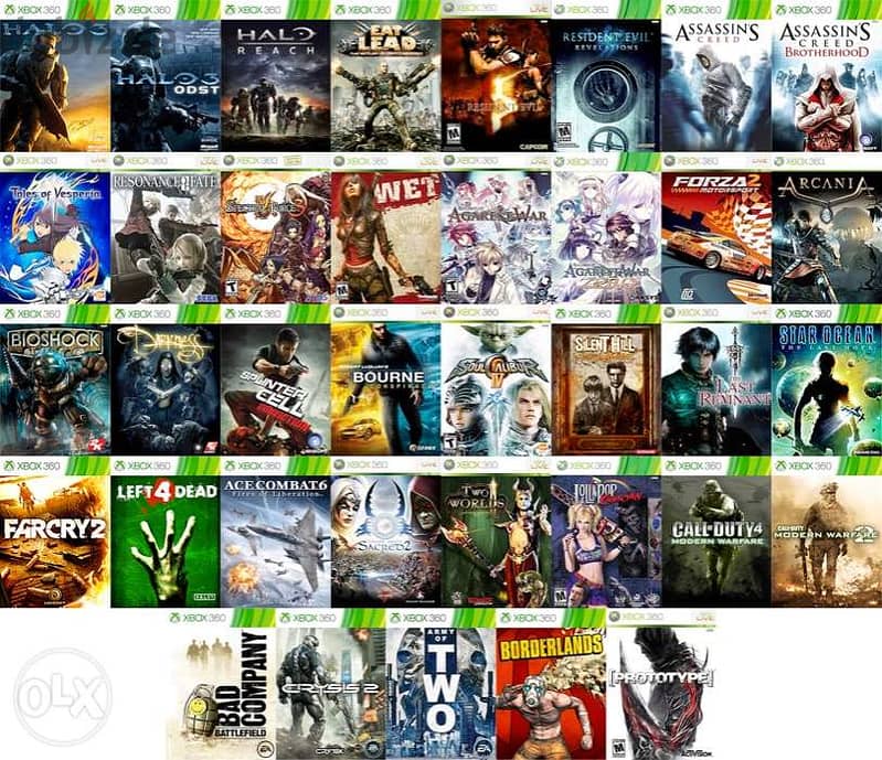 Xbox 360 Games - US/R1 0