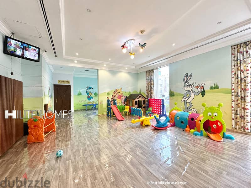 Three bedroom Seaview apartment with balcony for rent in Shaab Al baha 4