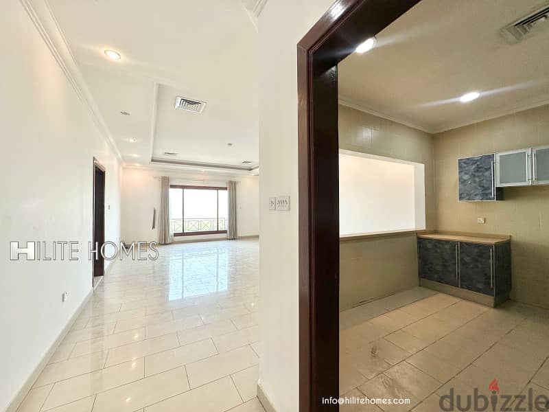Unfurnished 3 bedroom apartments with balcony for rent in Sulaibikhat 12