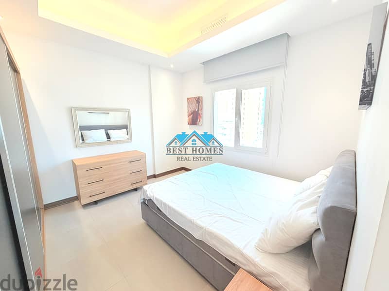 SeaView Full Furnished 1 Bedroom Apartment with Rooftop Pool in Fintas 3