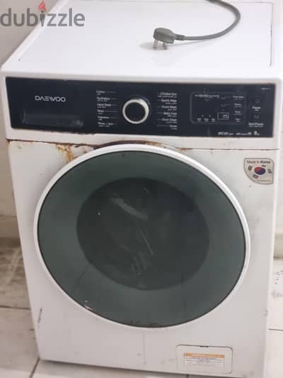 daewoo 8 kg washing machine