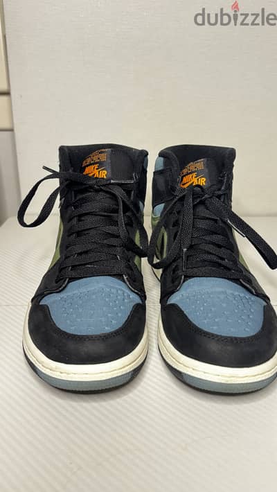 : Jordan 1 High GORE-TEX Black Olive مقاس 40.5