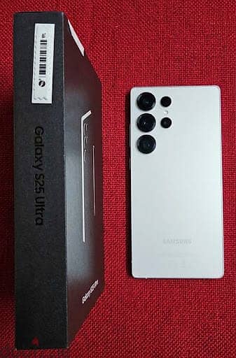  SAMSUNG GALAXY S25 ULTRA – 512GB | WHITE  as good as new for sell