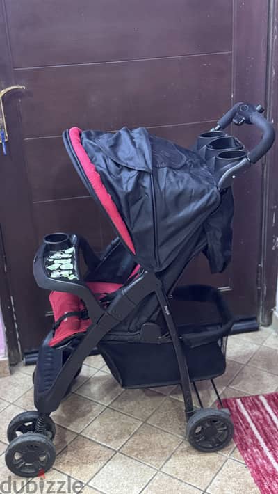 Baby stroller stron with steel frame