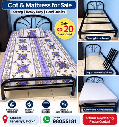Cot Available for sale