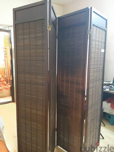 Wooden room divider