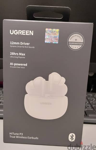 Ugreen  Hitune P3 wireless headset white color