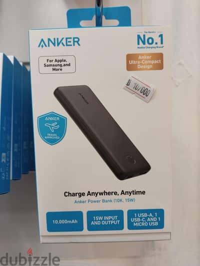 ANKER Power banka new available 10000MAH