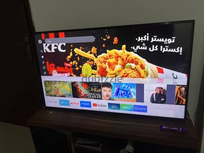 Samsung smart 55 inch with original remote and stand