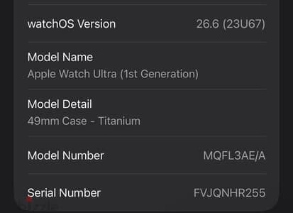 Apple Watch Ultrs 1st Generation