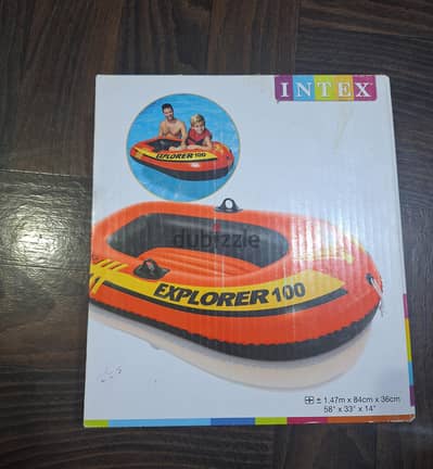 Intex Explorer 100 Inflatable Boat - Brand New / Sealed Box