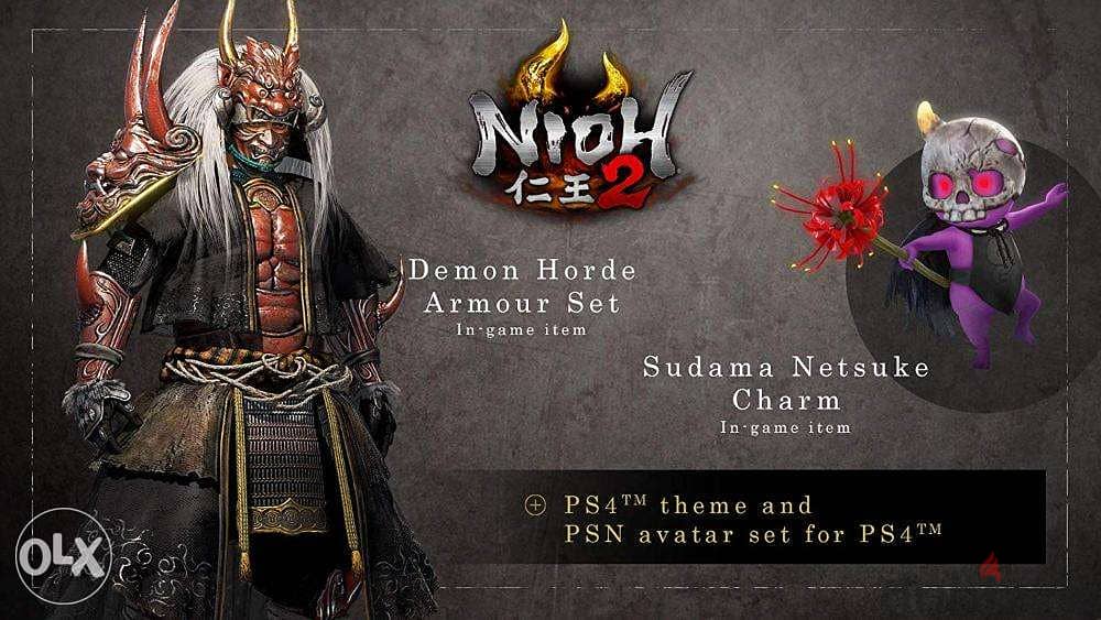 Nioh 2 Special Edition + Preorder Code - US/R1 - PS4/PS5 (NEW) 2
