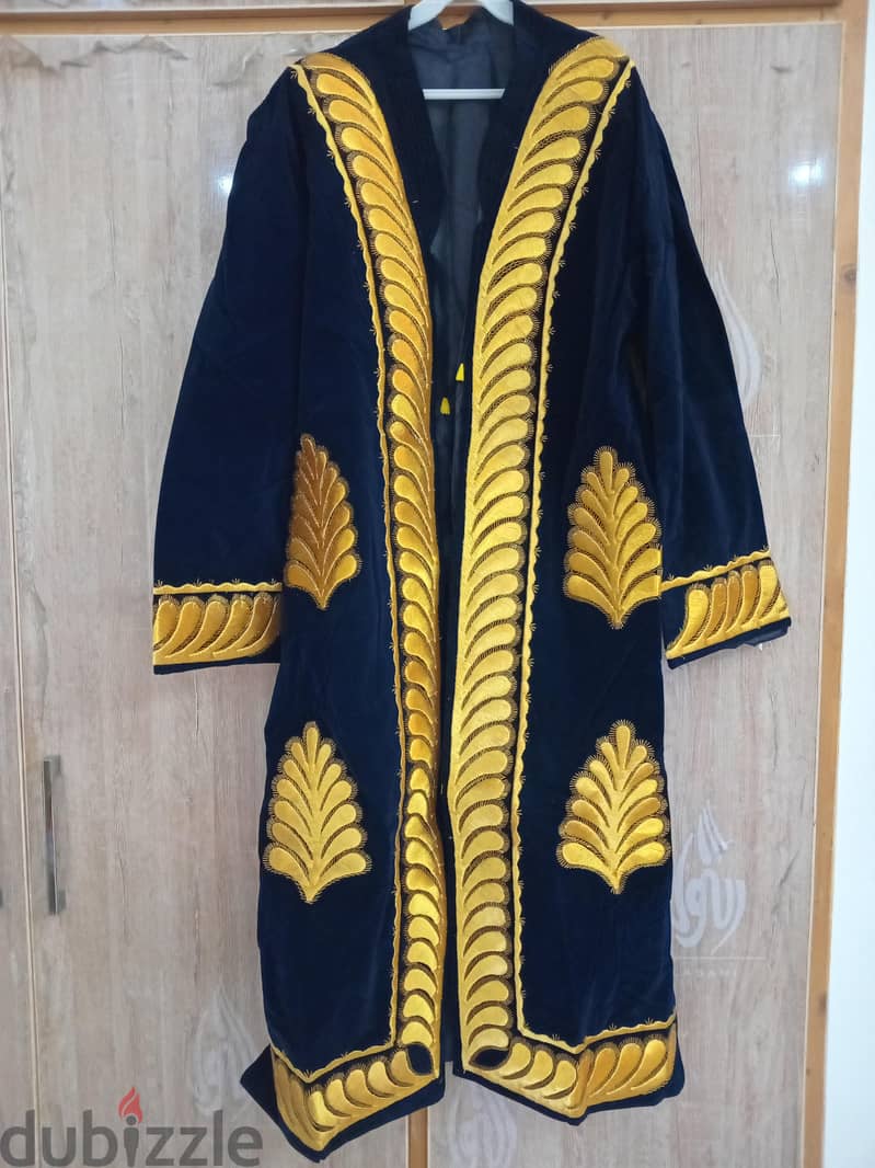 3 brand new front-open coats with full embroidery (شالح مخمل) 5