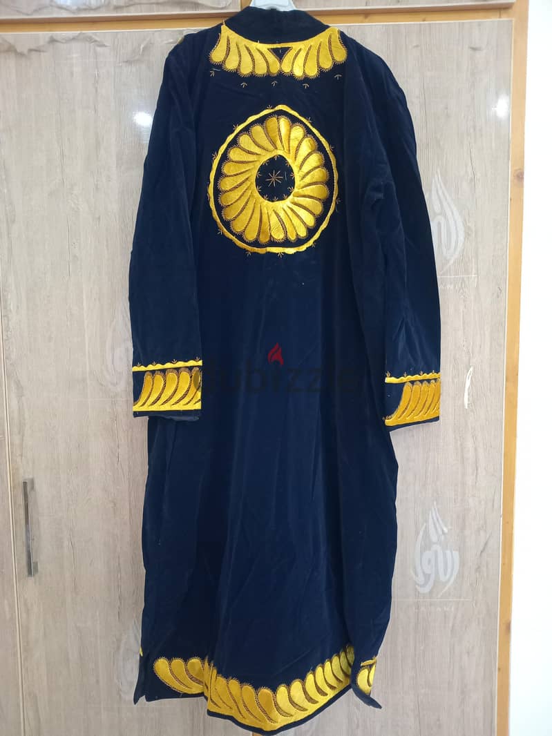 3 brand new front-open coats with full embroidery (شالح مخمل) 6