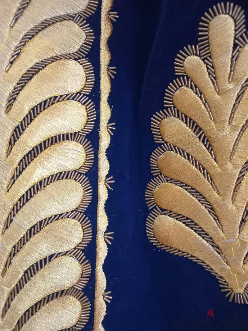 3 brand new front-open coats with full embroidery (شالح مخمل) 7