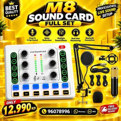 M8 Sound Card Full Set
