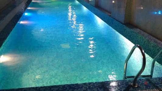 On the beach! furnished 2 bedrooms in mangaf with pool