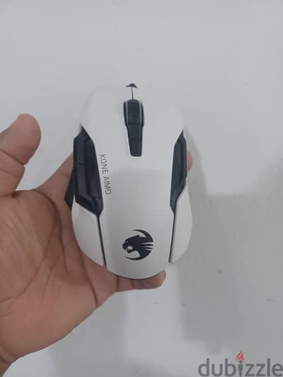 ماوس الألعاب  Roccat Kone AIMO Remastered (الأبيض )