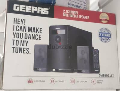 Geepas 2.1 Channel Multimedia Speaker