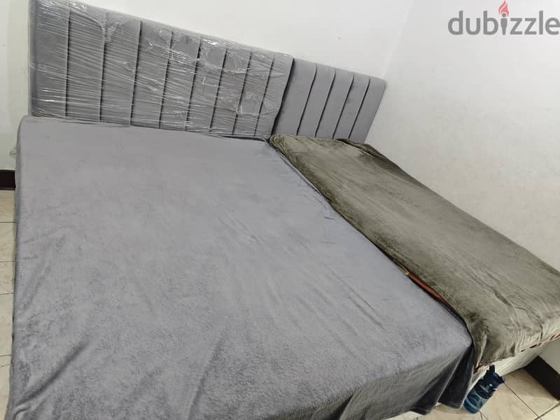 Bed with Mattress Comfortable for 4 members 1