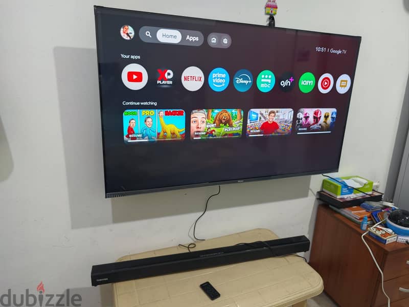 Wansa 50 inch Google smart TV 1
