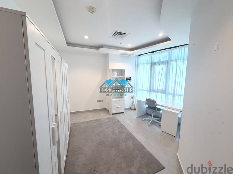 Full Furnished Sea View 3 Bedroom Apartment with Pool in Salmiya 4
