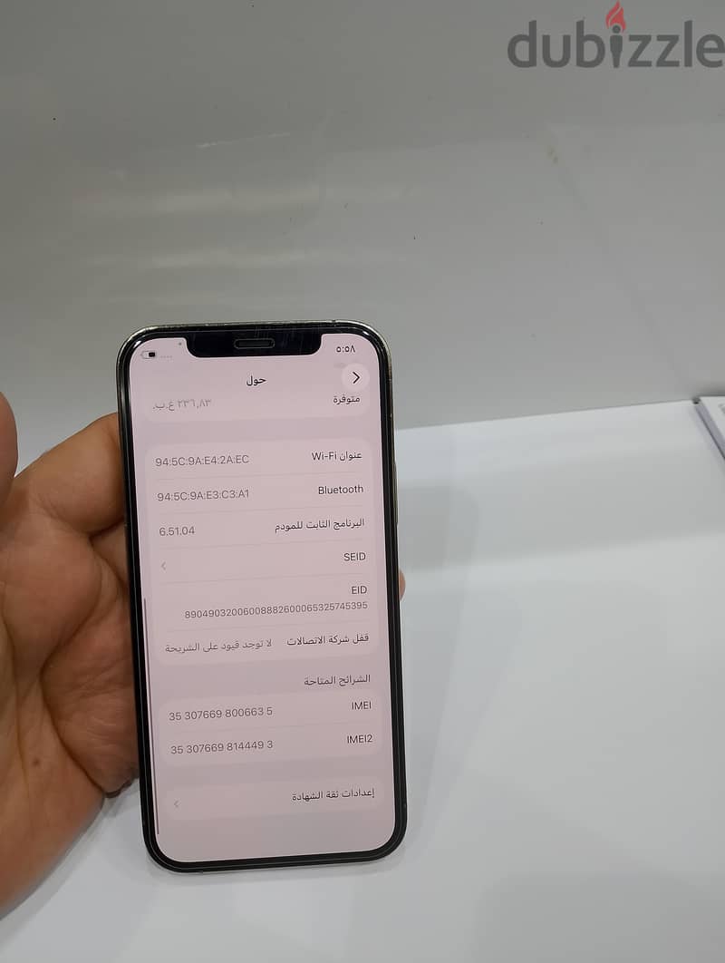 iPhone 12pro GB 256 6