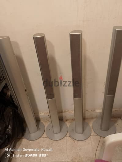 panasonic tower speakers 4 and sub woofer