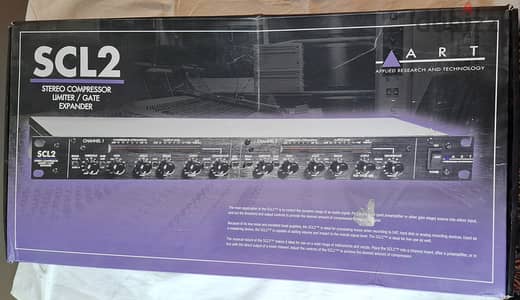 ART SCL-2 Stereo Compressor/Limiter/Gate - Rackmount- from USA