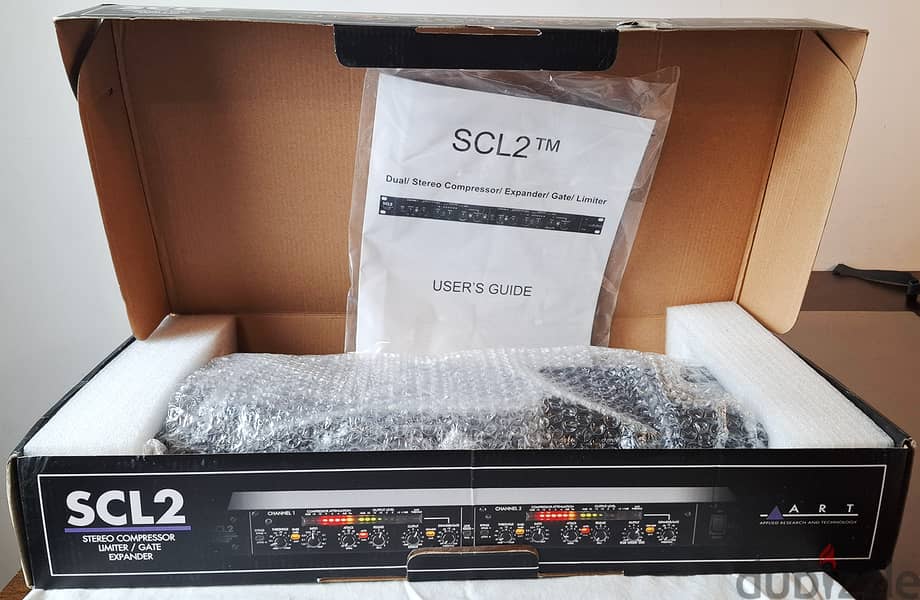 ART SCL-2 Stereo Compressor/Limiter/Gate - Rackmount- from USA 1