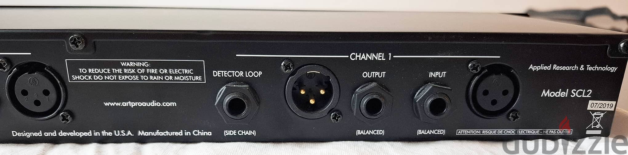 ART SCL-2 Stereo Compressor/Limiter/Gate - Rackmount- from USA 6