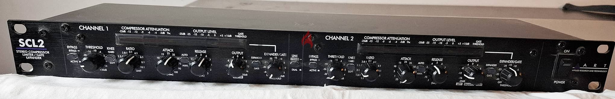 ART SCL-2 Stereo Compressor/Limiter/Gate - Rackmount- from USA 4