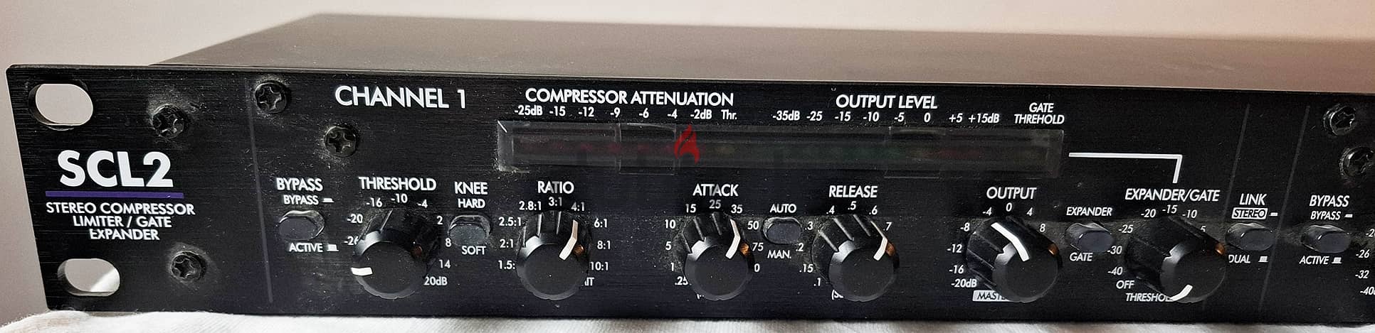 ART SCL-2 Stereo Compressor/Limiter/Gate - Rackmount- from USA 2